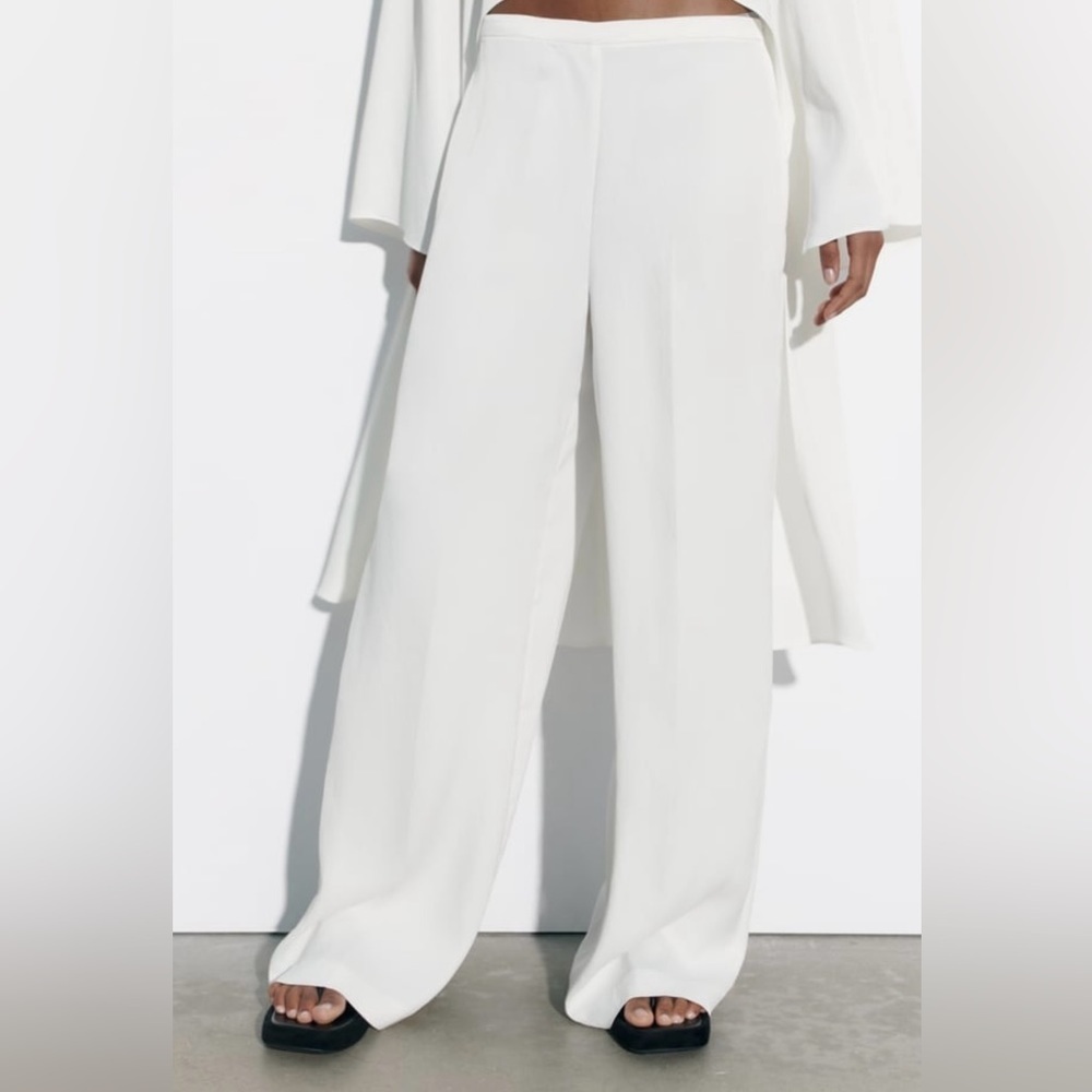 ON HOLD ZARA PALAZZO PANTS M - Picture 2 of 6